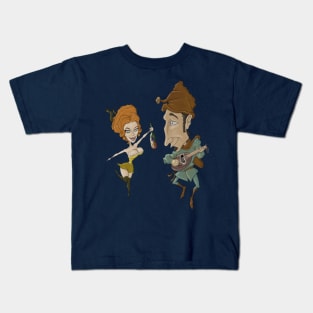 the mistress and the minstrel Kids T-Shirt